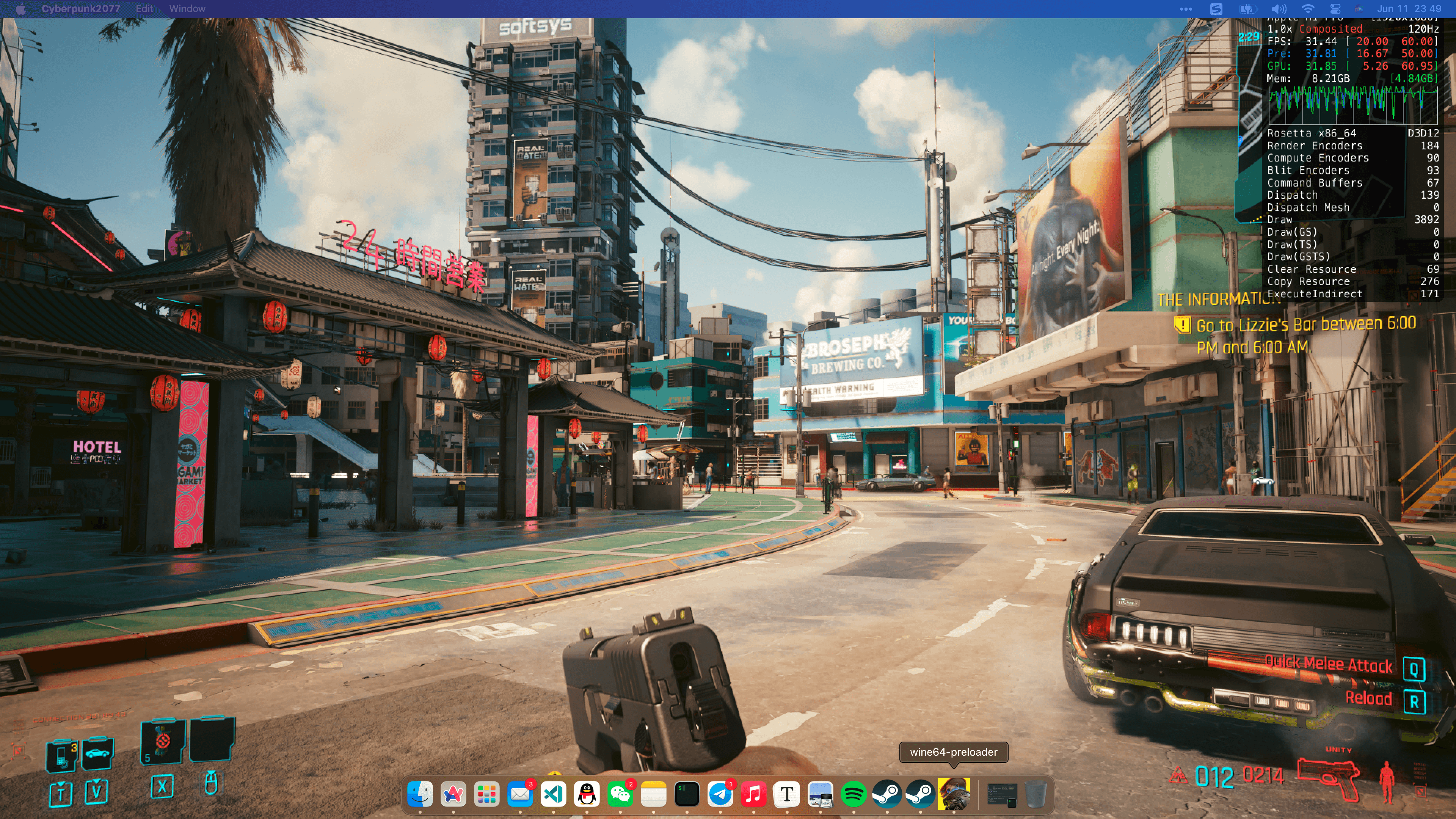 Running Cyberpunk 2077 on macOS using Game Porting ToolKit